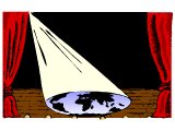 The World in the Spotlight on a Stage